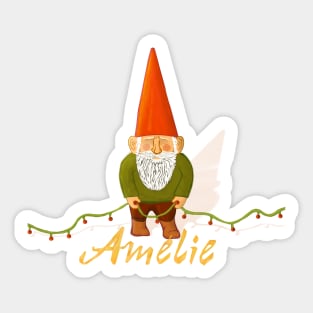 Amélie: The Gnome Sticker